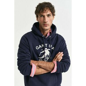 MELEGÍTŐ FELSŐ GANT GRAPHIC HOODIE EVENING BLUE kép