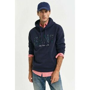 MELEGÍTŐ FELSŐ GANT GRAPHIC HOODIE EVENING BLUE kép