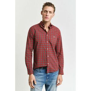 ING GANT REG CLASSIC POPLIN TARTAN SHIRT RUBY RED kép