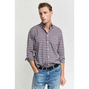 ING GANT REG CLASSIC POPLIN TARTAN SHIRT WHITE kép