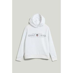 MELEGÍTŐ FELSŐ GANT REG SHIELD HOODIE WHITE kép