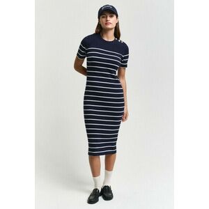 RUHA GANT RIBBED BRETON DRESS EVENING BLUE kép