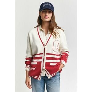 KARDIGÁN GANT GANT VARSITY CARDIGAN CREAM kép