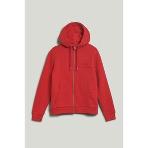 MELEGÍTŐ FELSŐ GANT REG TONAL SHIELD ZIP HOODIE BRIGHT RED kép