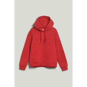 MELEGÍTŐ FELSŐ GANT REG TONAL SHIELD HOODIE BRIGHT RED kép