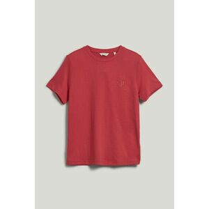 PÓLÓ GANT REG TONAL SHIELD SS T-SHIRT BRIGHT RED kép