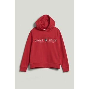 MELEGÍTŐ FELSŐ GANT REG SHIELD HOODIE BRIGHT RED kép