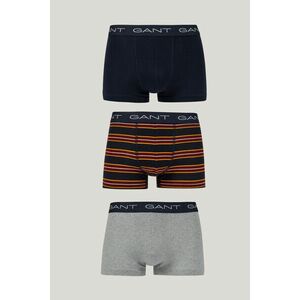 ALSÓNEMŰ GANT RUGGER STRIPE TRUNK 3-PACK GB EVENING BLUE kép