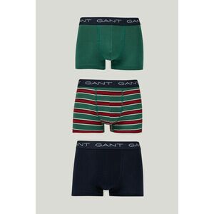 ALSÓNEMŰ GANT RUGGER STRIPE TRUNK 3-PACK GB WOODY GREEN kép