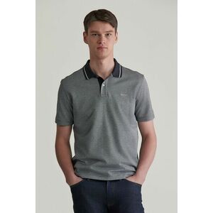 PÓLÓ GANT MICRO HOUNDSTOOTH POLO BLACK kép