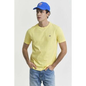 PÓLÓ GANT REG SHIELD SS T-SHIRT BANANA YELLOW kép