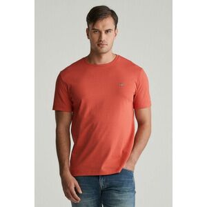 PÓLÓ GANT REG SHIELD SS T-SHIRT BRICK RED kép