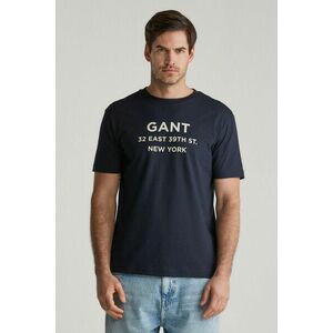 PÓLÓ GANT GRAPHIC PRINTED TSHIRT EVENING BLUE kép