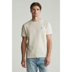 PÓLÓ GANT TEXTURE SS TSHIRT CREAM kép