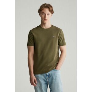 PÓLÓ GANT TEXTURE SS TSHIRT JUNIPER GREEN kép