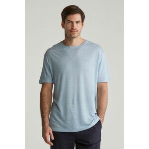 PÓLÓ GANT LINEN SS TSHIRT FRESH BLUE kép