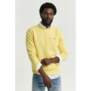 MELEGÍTŐFELSŐ GANT REG SHIELD C-NECK SWEAT BANANA YELLOW kép