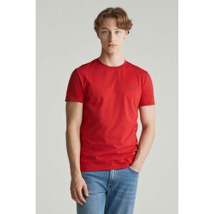 PÓLÓ GANT CONTRAST LOGO SS T-SHIRT RUBY RED kép