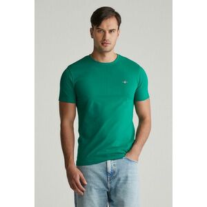 PÓLÓ GANT SLIM PIQUE SS T-SHIRT DEEP GREEN kép