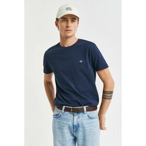 PÓLÓ GANT SLIM PIQUE SS T-SHIRT EVENING BLUE kép