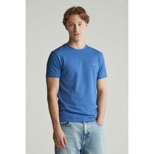 PÓLÓ GANT SLIM PIQUE SS T-SHIRT RICH BLUE kép