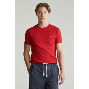 PÓLÓ GANT SLIM PIQUE SS T-SHIRT RUBY RED kép