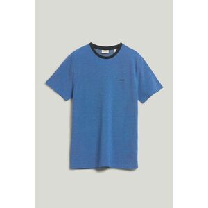 PÓLÓ GANT 4-COL OXFORD REGULAR SS T-SHIRT DAY BLUE kép