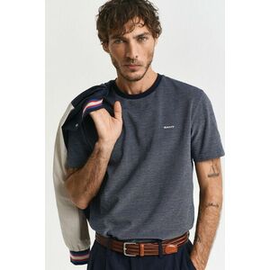 PÓLÓ GANT 4-COL OXFORD REGULAR SS T-SHIRT PERSIAN BLUE kép