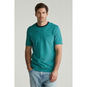 PÓLÓ GANT 4-COL OXFORD REGULAR SS T-SHIRT TROPIC BLUE kép