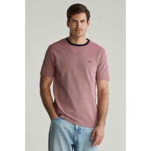 PÓLÓ GANT 4-COL OXFORD REGULAR SS T-SHIRT WATERMELON RED kép