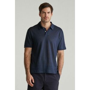 PÓLÓ GANT LINEN SS POLO EVENING BLUE kép