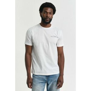 PÓLÓ GANT PRINTED GRAPHIC SS T-SHIRT EGGSHELL kép