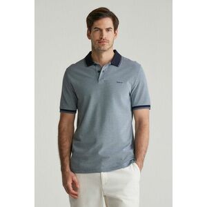 PÓLÓ GANT 4-COL OXFORD SS PIQUE DUSTY NAVY kép