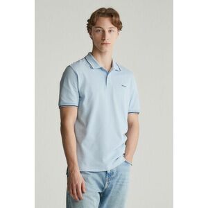 PÓLÓ GANT TIPPING SS PIQUE POLO FRESH BLUE kép