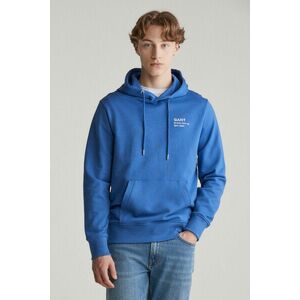 MELEGÍTŐFELSŐ GANT SCRIPT GRAPHIC SWEAT HOODIE RICH BLUE kép