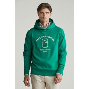 MELEGÍTŐFELSŐ GANT GRAPHIC SWEAT HOODIE DEEP GREEN kép