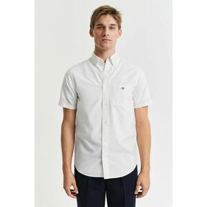 ING GANT REG CLASSIC OXFORD SS SHIRT WHITE kép