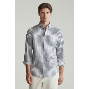 ING GANT REG CLASSIC POPLIN STRIPE SHIRT WHITE kép