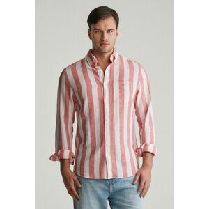 ING GANT REG COTTON LINEN BOLD STRIPE SHIRT BRICK RED kép