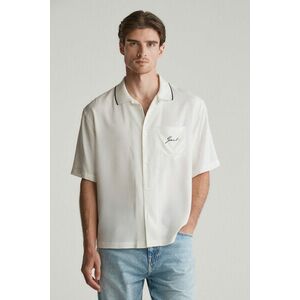 ING GANT REL VISCOSE SS SHIRT EGGSHELL kép