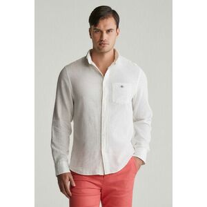 ING GANT REG COTTON LINEN SHIRT WHITE kép