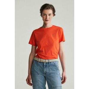 PÓLÓ GANT REG SHIELD SS T-SHIRT ORANGE RED kép