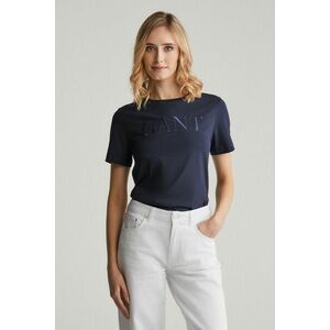 PÓLÓ GANT REG TONAL GRAPHIC SS T-SHIRT EVENING BLUE kép