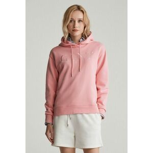 MELEGÍTŐFELSŐ GANT TONAL GRAPHIC HOODIE GERANIUM PINK kép