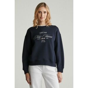 MELEGÍTŐFELSŐ GANT GRAPHIC C-NECK SWEAT EVENING BLUE kép