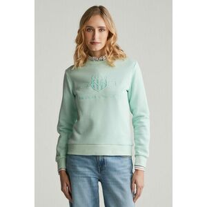 MELEGÍTŐFELSŐ GANT REG TONAL SHIELD C-NECK SWEAT FADED MINT kép