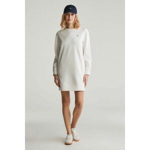 RUHA GANT SHIELD C-NECK SWEAT DRESS EGGSHELL kép