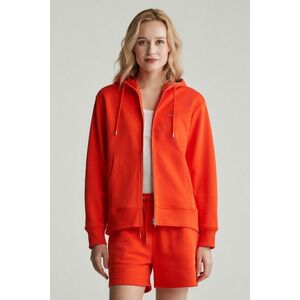 MELEGÍTŐFELSŐ GANT SHIELD ZIP HOODIE ORANGE RED kép