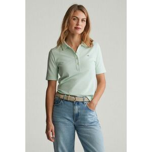 PÓLÓ GANT SLIM SHIELD SS PIQUE POLO FADED MINT kép