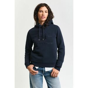 MELEGÍTŐFELSŐ GANT REG TONAL SHIELD HOODIE EVENING BLUE kép